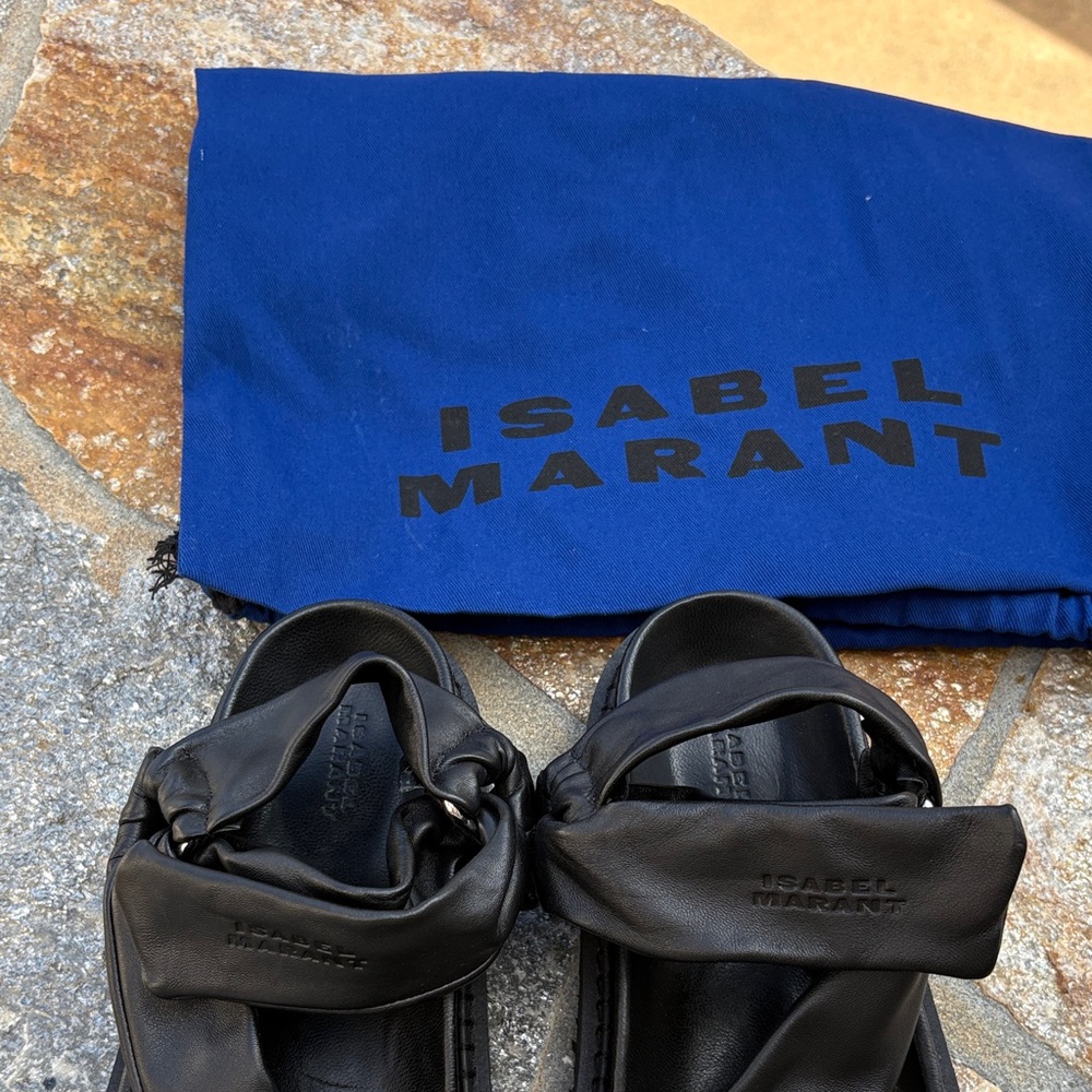 Isabel Marant 
Naori T-Strap Grip Sporty Sandals - Picture 6 of 7